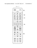 SYSTEM AND METHOD FOR INPUTTING CHARACTERS TO A DISPLAY DEVICE VIA A     REMOTE CONTROL DEVICE diagram and image