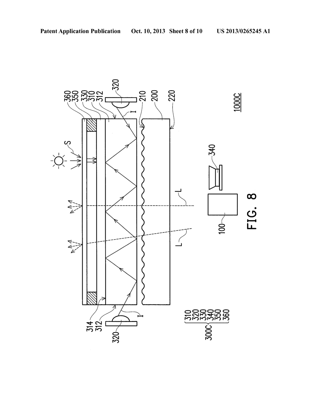 TOUCH DEVICE AND TOUCH PROJECTION SYSTEM USING THE SAME - diagram, schematic, and image 09