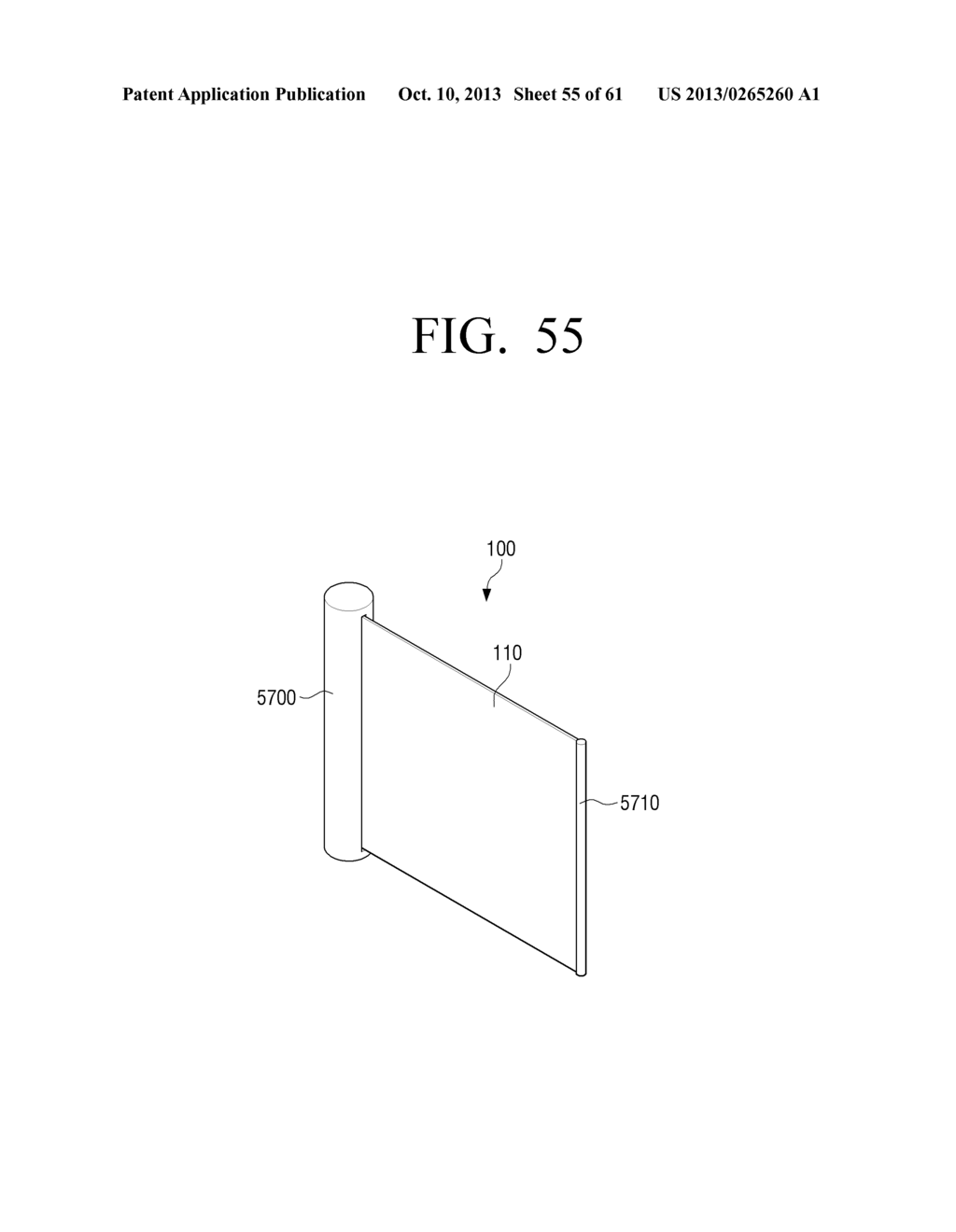 DEFORMABLE DISPLAY DEVICE AND METHOD FOR CONTROLLING THEREOF - diagram, schematic, and image 56