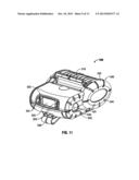 PORTABLE PRINTER WITH ASYMMETRICALLY-DAMPED MEDIA CENTERING diagram and image