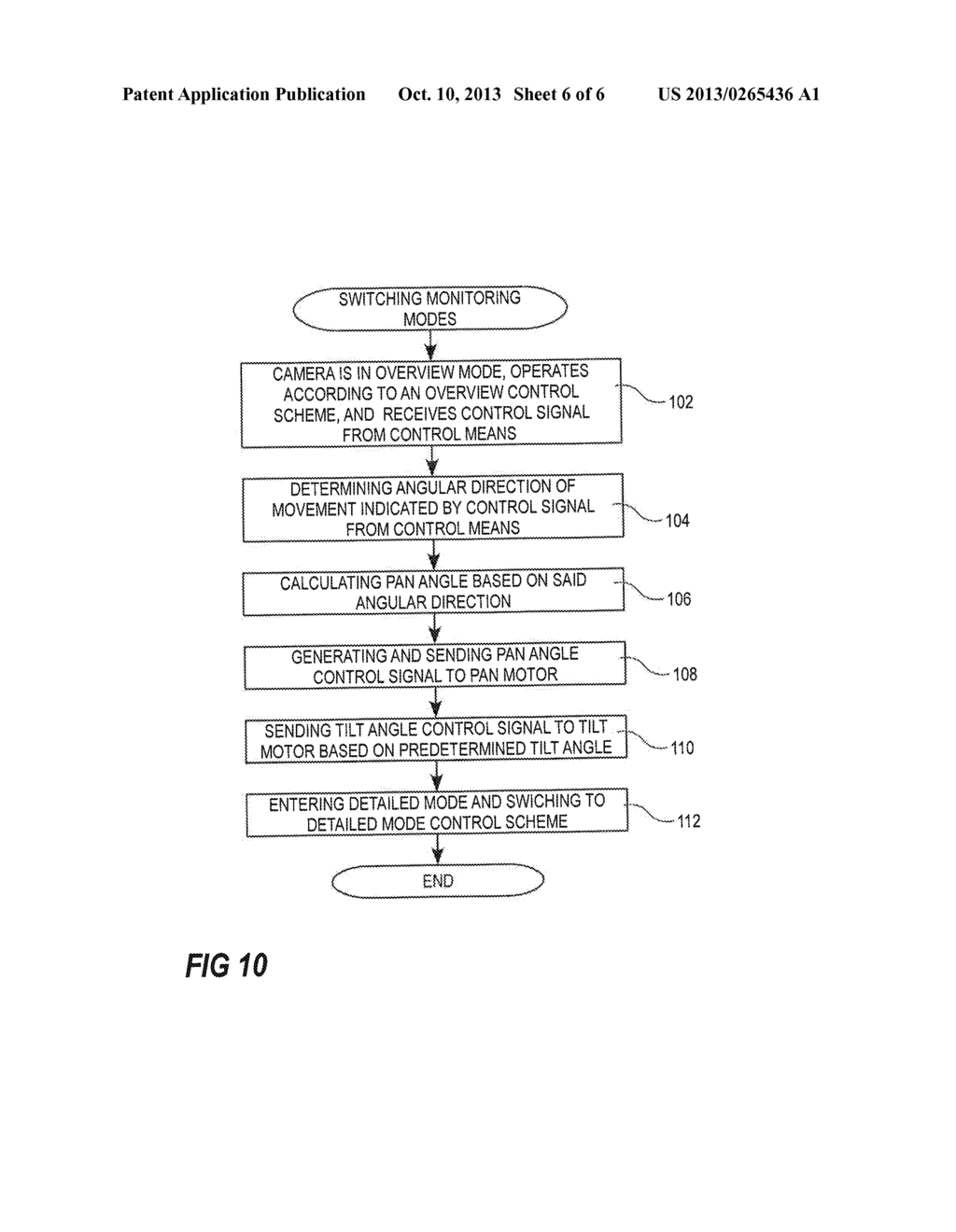 METHOD FOR SWITCHING VIEWING MODES IN A CAMERA - diagram, schematic, and image 07