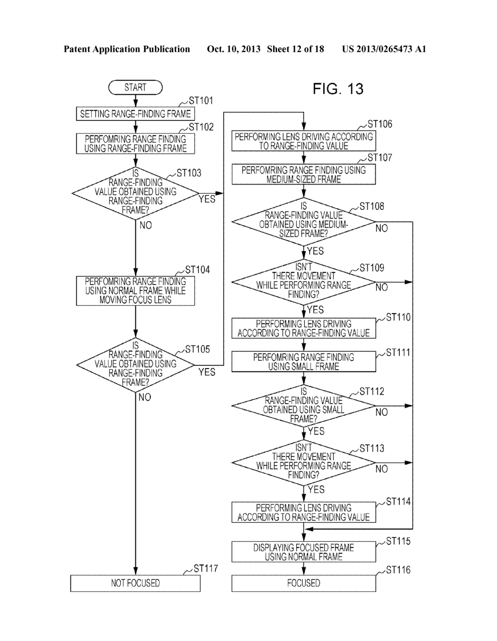 IMAGING APPARATUS, FOCUS CONTROL METHOD, AND PROGRAM - diagram, schematic, and image 13