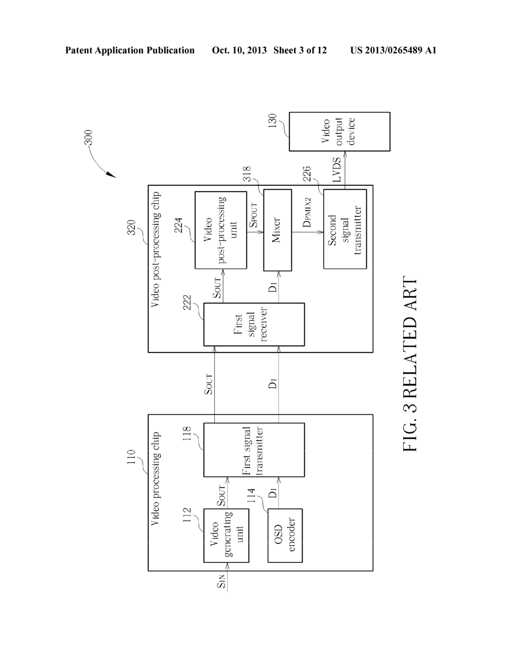 VIDEO PROCESSING CIRCUIT AND RELATED METHOD FOR MERGING VIDEO OUTPUT     STREAMS WITH GRAPHICAL STREAM FOR TRANSMISSION - diagram, schematic, and image 04