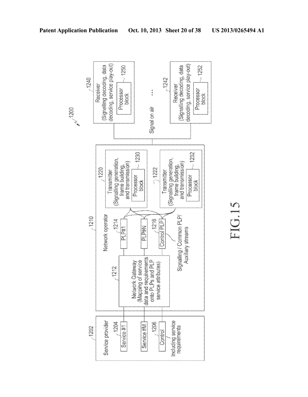 METHOD AND APPARATUS FOR TRANSMISSION AND RECEPTION OF DATA STREAMS IN     DIGITAL VIDEO BROADCASTING SYSTEMS - diagram, schematic, and image 21