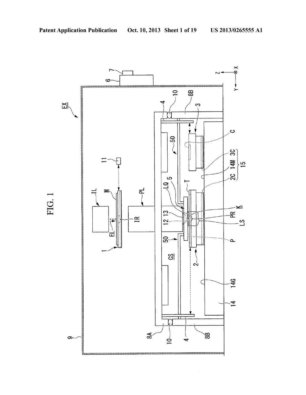 LIQUID IMMERSION MEMBER, EXPOSURE APPARATUS, EXPOSURE METHOD, DEVICE     FABRICATING METHOD, PROGRAM, AND RECORDING MEDIUM - diagram, schematic, and image 02