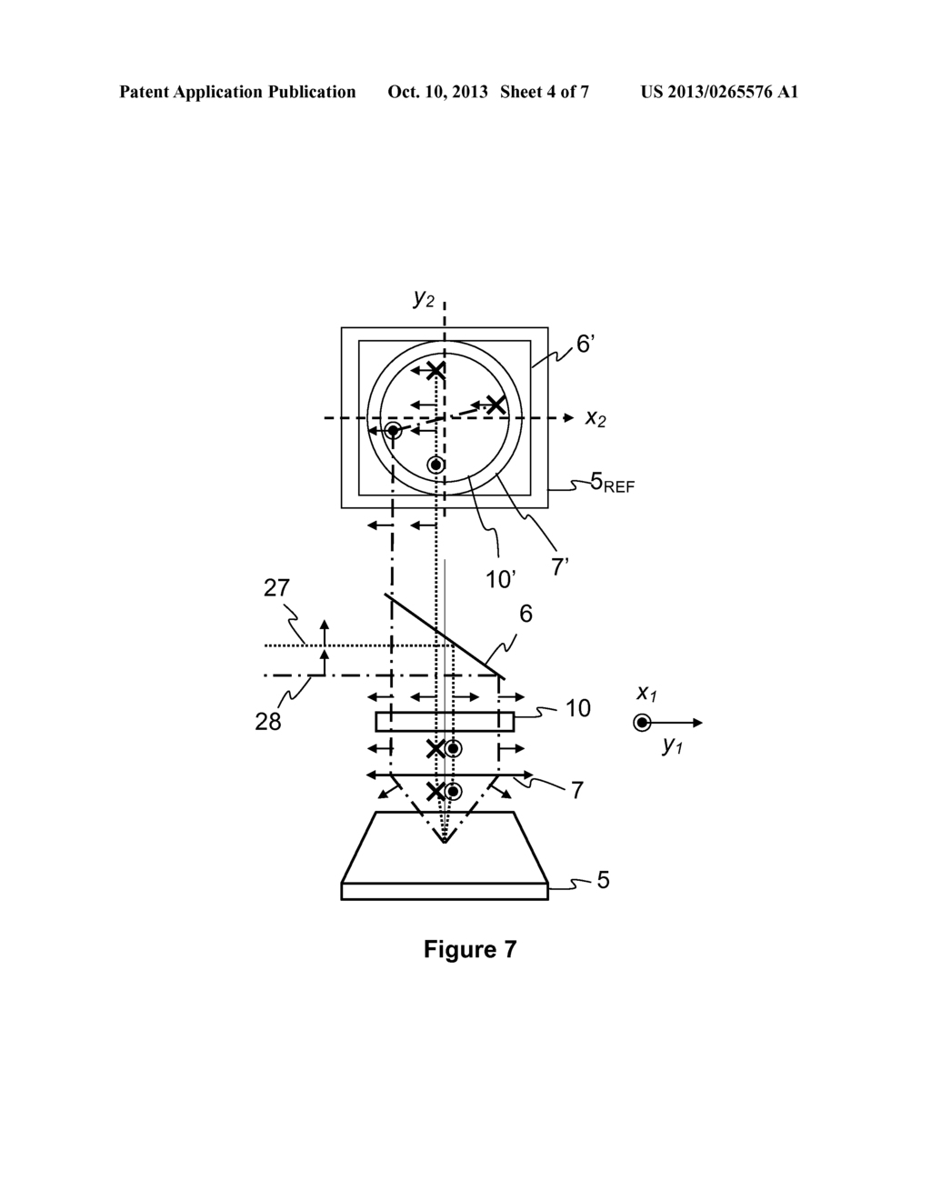 DEVICE AND METHOD FOR POLARIMETRIC MEASUREMENT WITH MICROSCOPIC     RESOLUTION, POLARIMETRY ACCESSORY FOR A MICROSCOPE, ELLIPSOMICROSCOPE AND     ELLIPSOMETRIC CONTRAST MICROSCOPE - diagram, schematic, and image 05