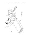 USB MEMORY STICK WITH A HINGED SAFETY HOOK diagram and image