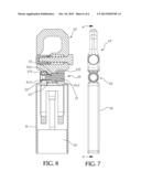 USB MEMORY STICK WITH A HINGED SAFETY HOOK diagram and image