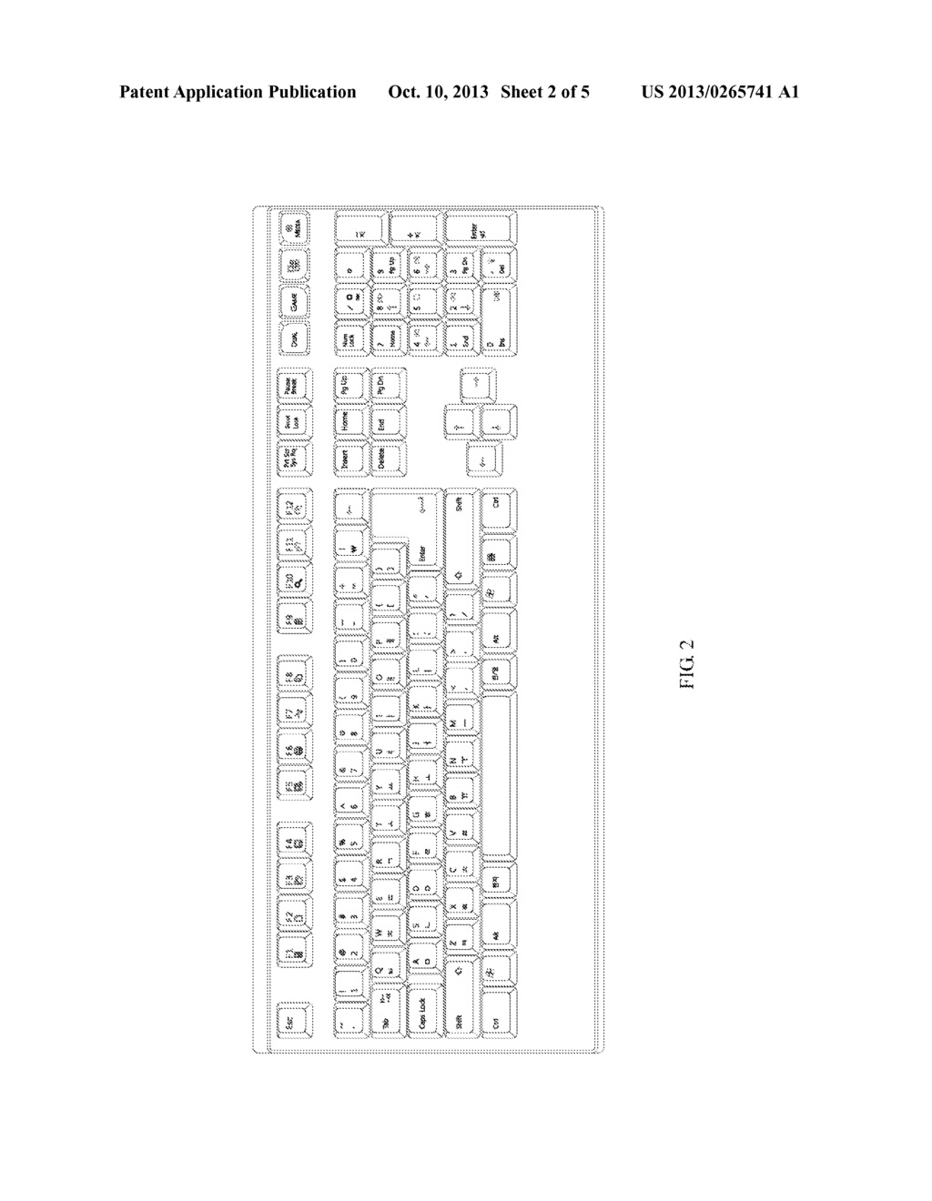 MULTI-HUES LIGHT EMITTING DIODE ILLUMINATED KEYBOAD - diagram, schematic, and image 03