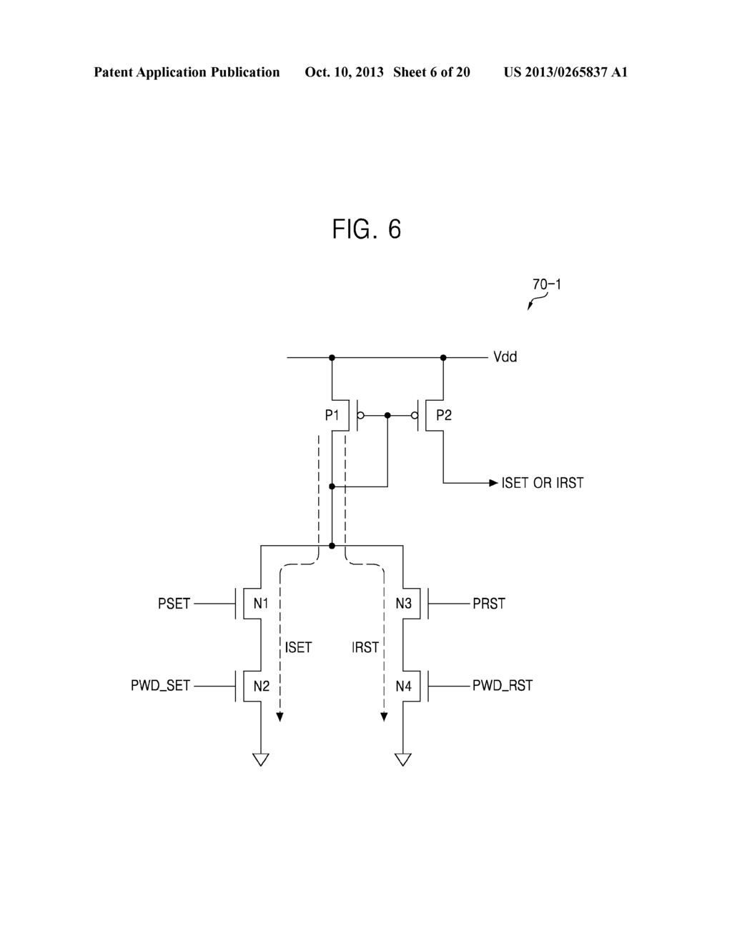 NON-VOLATILE MEMORY DEVICE GENERATING A RESET PULSE BASED ON A SET PULSE,     AND METHOD OF OPERATING THE SAME - diagram, schematic, and image 07