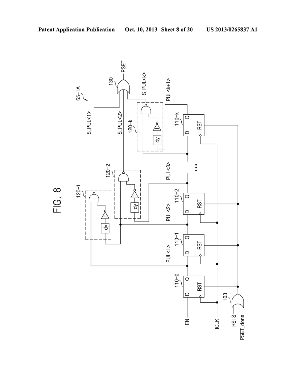 NON-VOLATILE MEMORY DEVICE GENERATING A RESET PULSE BASED ON A SET PULSE,     AND METHOD OF OPERATING THE SAME - diagram, schematic, and image 09