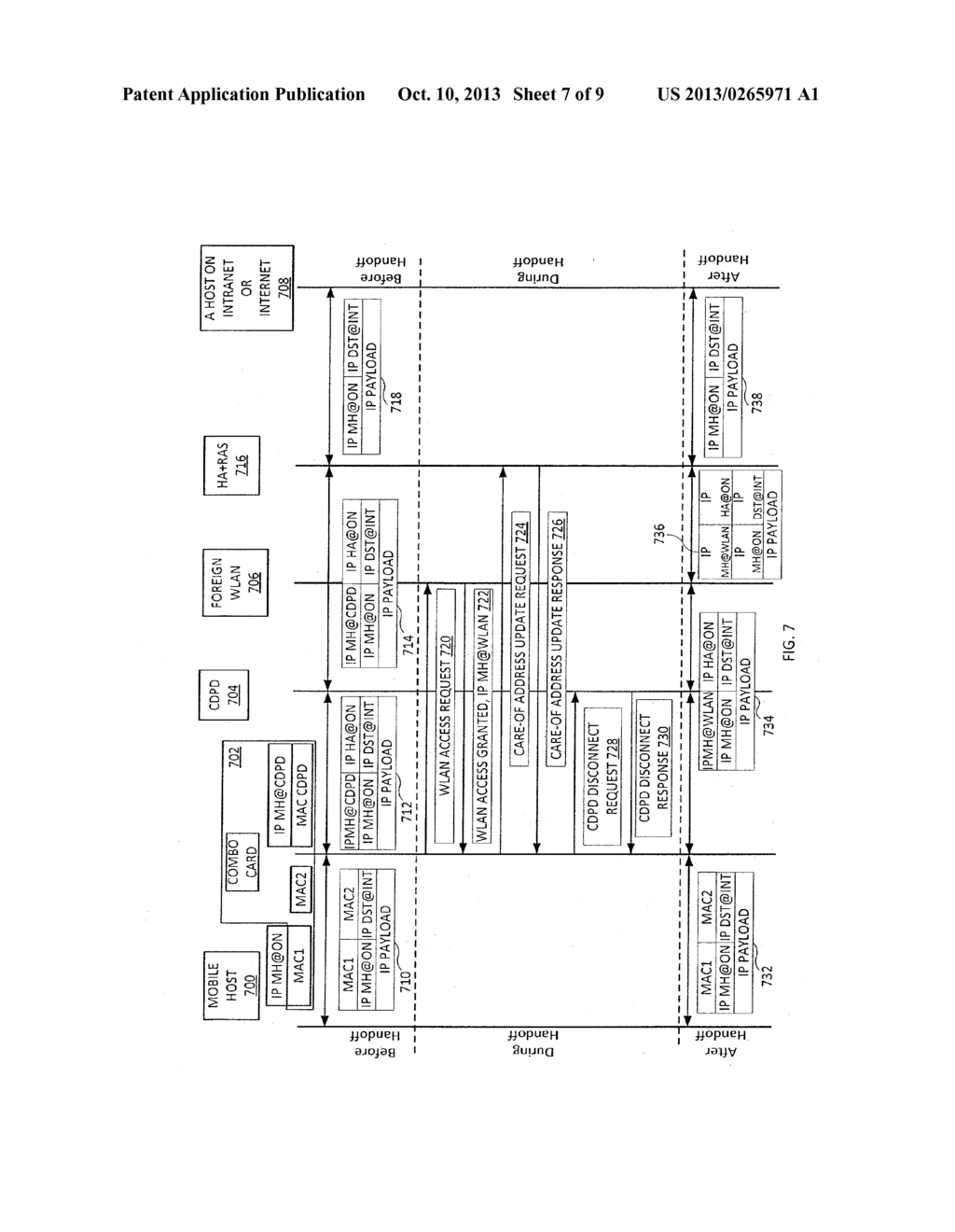 LAYER-2 IP NETWORKING METHOD AND APPARATUS FOR MOBILE HOSTS - diagram, schematic, and image 08