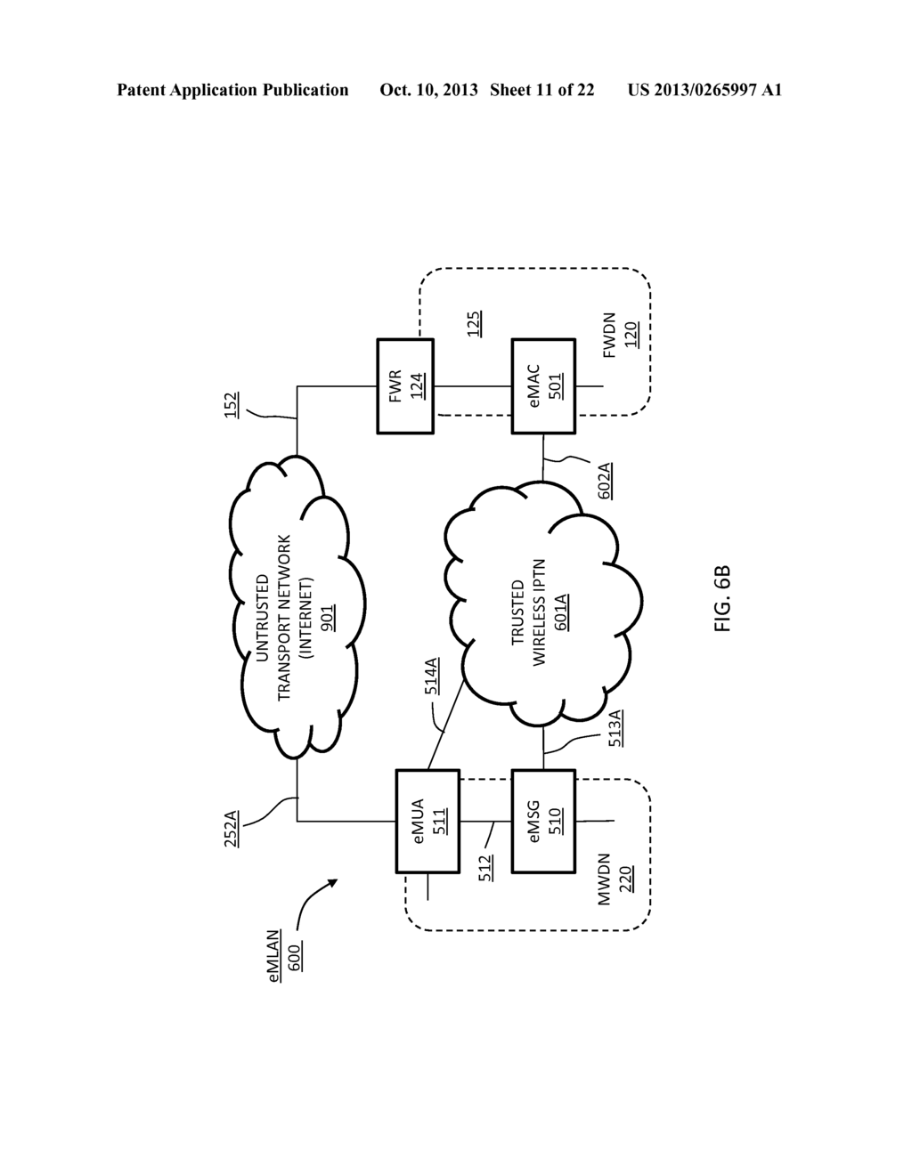MOBILE GATEWAY FOR FIXED MOBILE CONVERGENCE OF DATA SERVICE OVER AN     ENTERPRISE WLAN - diagram, schematic, and image 12