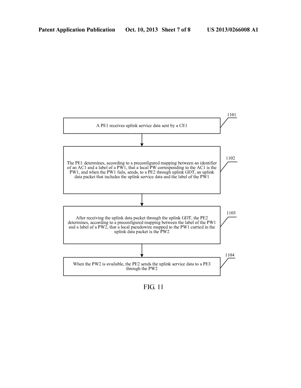 PACKET FORWARDING METHOD AND NETWORK DEVICE - diagram, schematic, and image 08