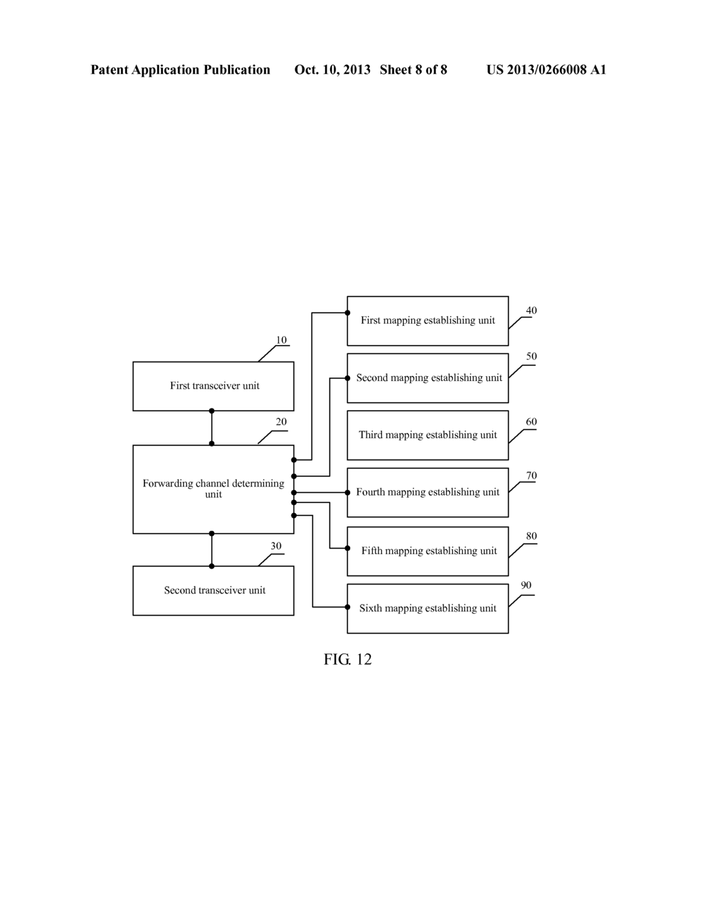 PACKET FORWARDING METHOD AND NETWORK DEVICE - diagram, schematic, and image 09