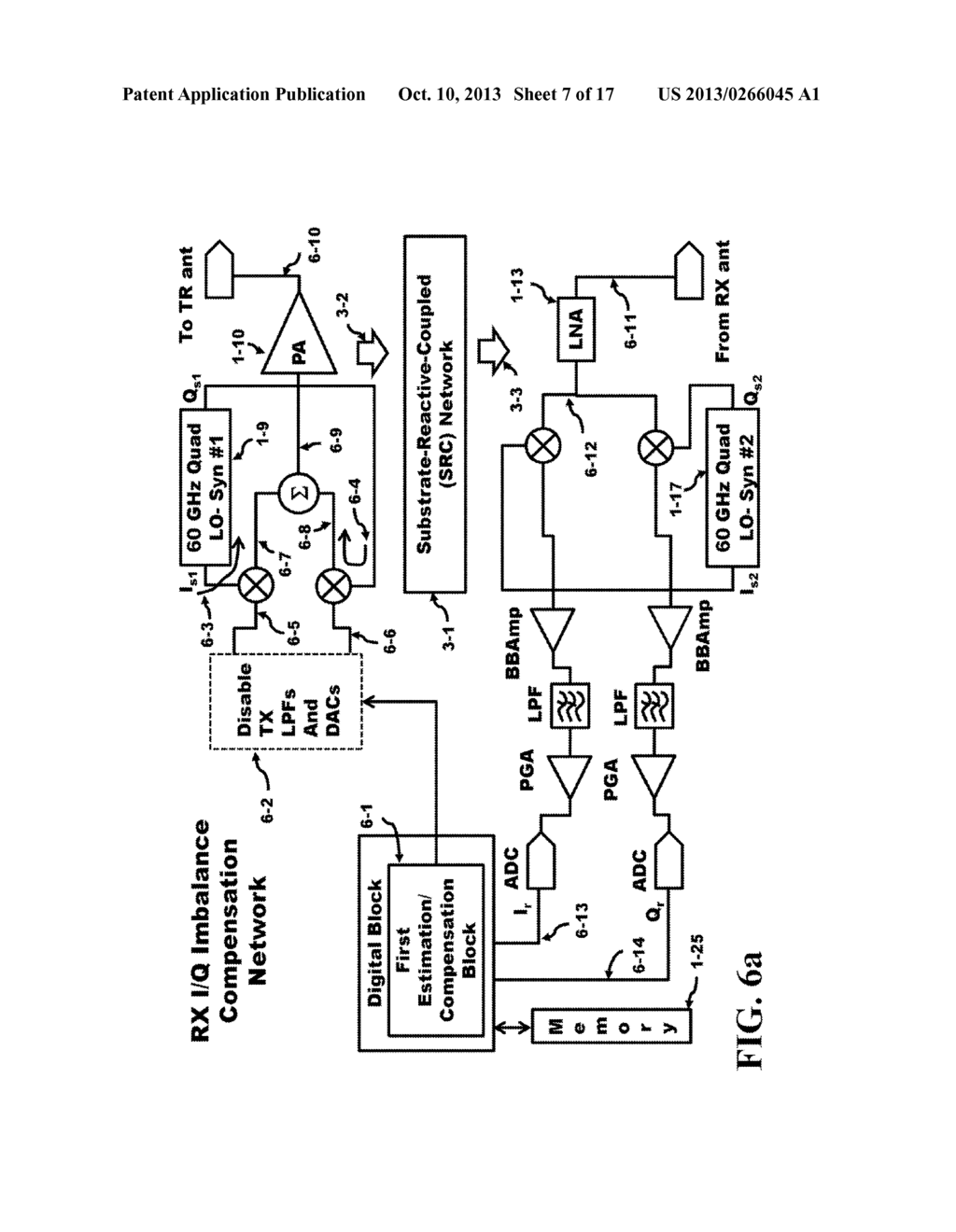 Method and Apparatus of Transceiver Calibration Using Substrate Coupling - diagram, schematic, and image 08