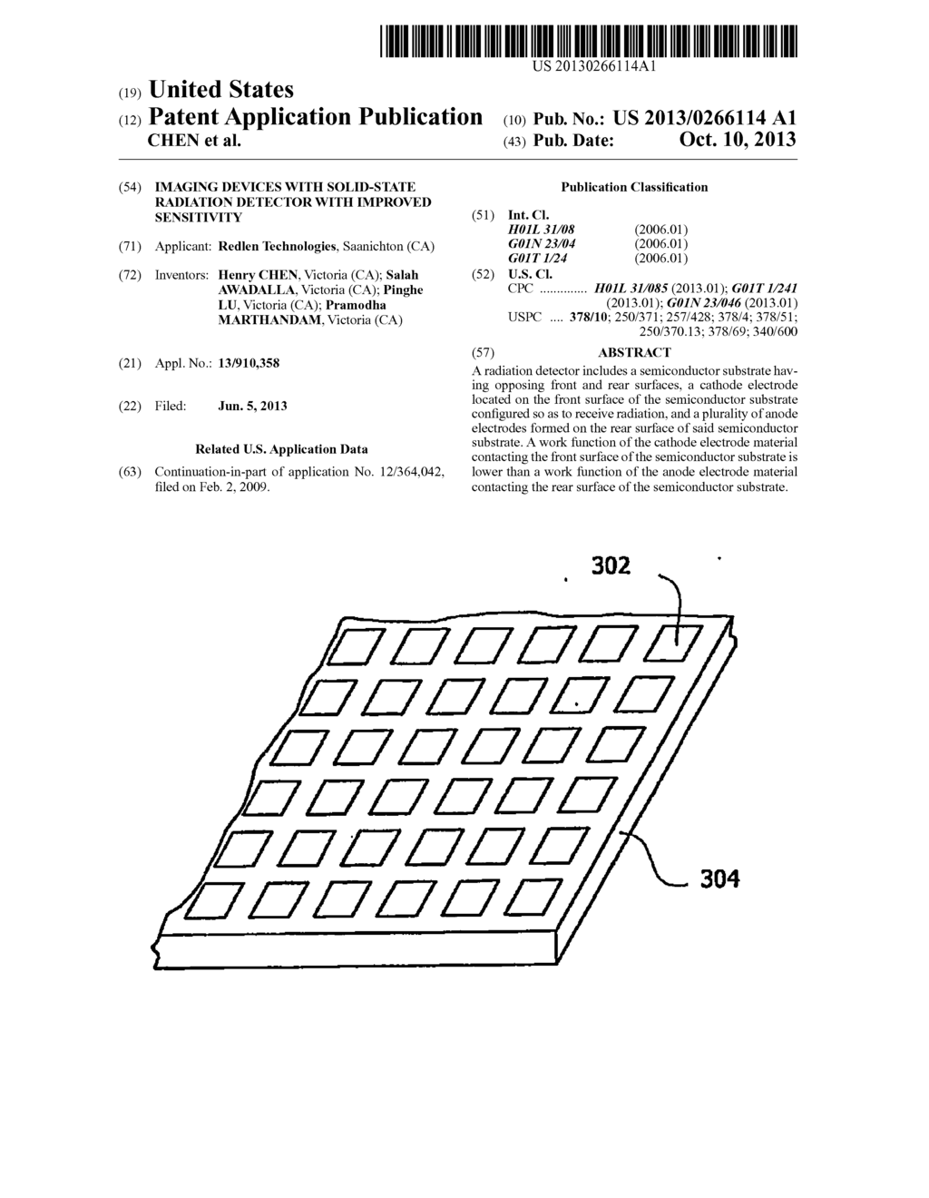 Imaging Devices with Solid-State Radiation Detector with Improved     Sensitivity - diagram, schematic, and image 01