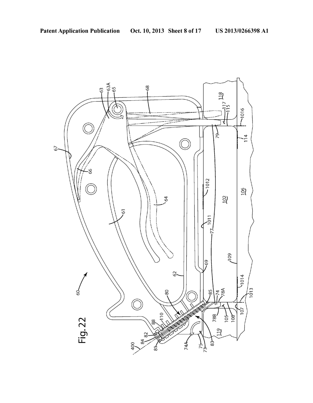 FASTENER, INSTALLATION TOOL AND RELATED METHOD OF USE - diagram, schematic, and image 09