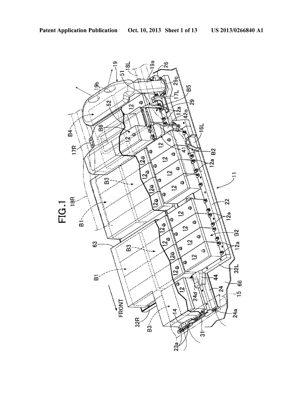 BATTERY COOLING STRUCTURE - diagram, schematic, and image 02