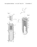 DENTAL IMPLANT, A DENTAL IMPLANT KIT AND A METHOD OF SECURING A DENTAL     BRIDGE TO THE JAW OF A PATIENT diagram and image