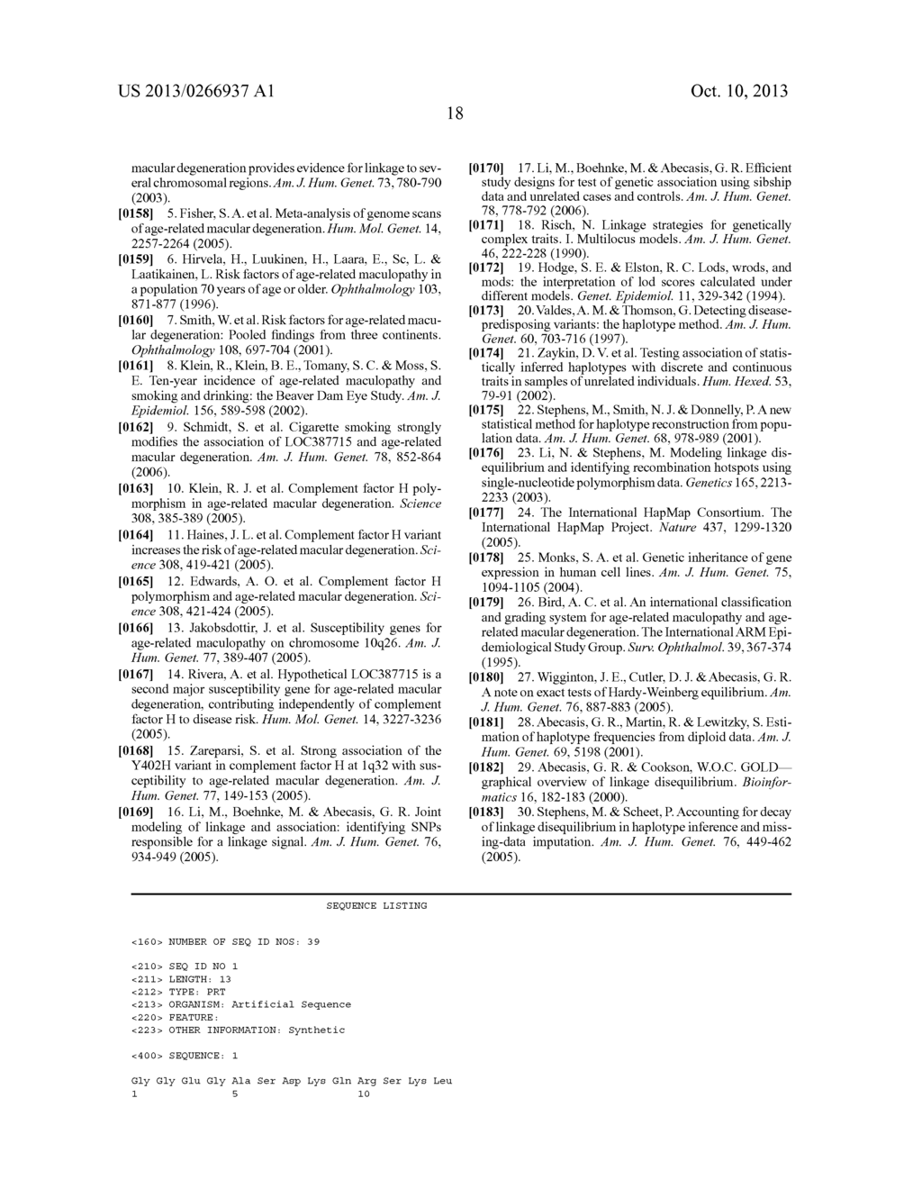 COMPOSITIONS AND METHODS FOR DIAGNOSING AND TREATING MACULAR DEGENERATION - diagram, schematic, and image 43