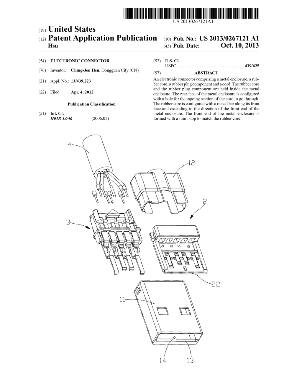 Electronic Connector - diagram, schematic, and image 01