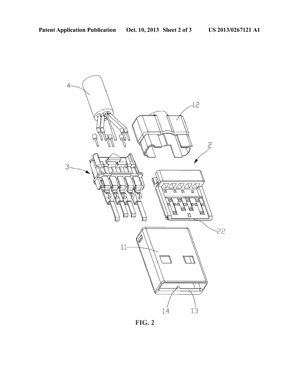 Electronic Connector - diagram, schematic, and image 03