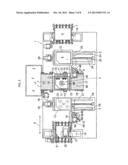 GLASS-PLATED WORKING MACHINE diagram and image