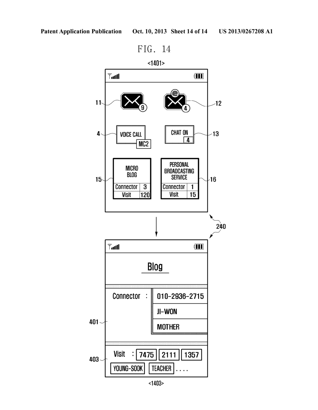 SYSTEM, TERMINAL, AND METHOD FOR OPERATING A COMMUNICATION SERVICE     FUNCTION - diagram, schematic, and image 15