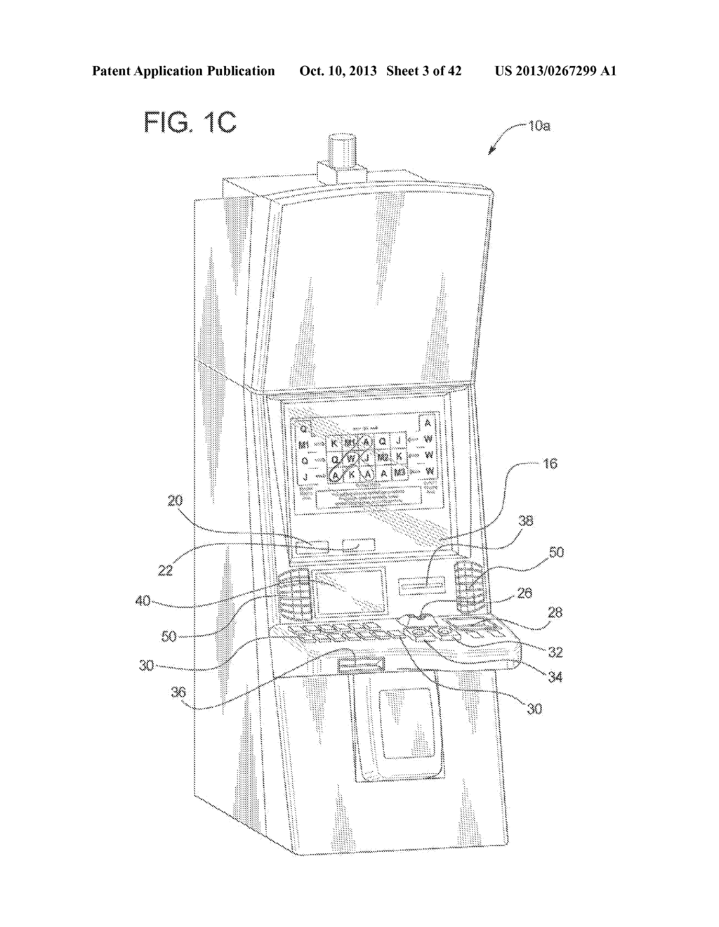 GAMING SYSTEM, GAMING DEVICE, AND GAMING METHOD FOR SHIFTING SYMBOLS FROM     A STAGING AREA TO A SYMBOL MATRIX - diagram, schematic, and image 04