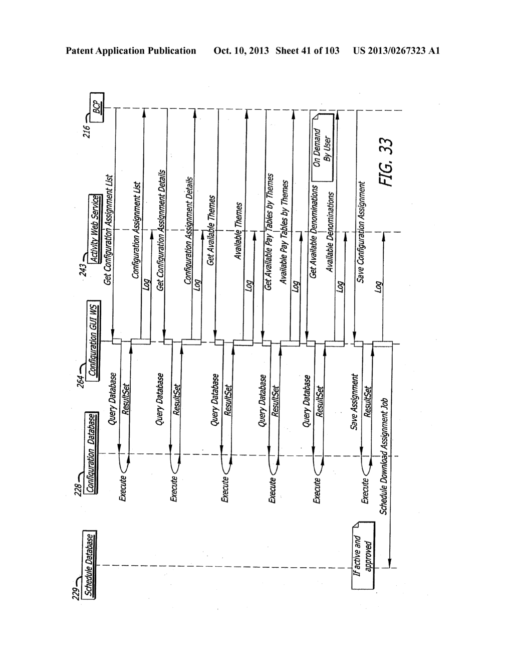 UDP BROADCAST FOR A USER INTERFACE IN A DOWNLOAD AND CONFIGURATION GAMING     METHOD - diagram, schematic, and image 42