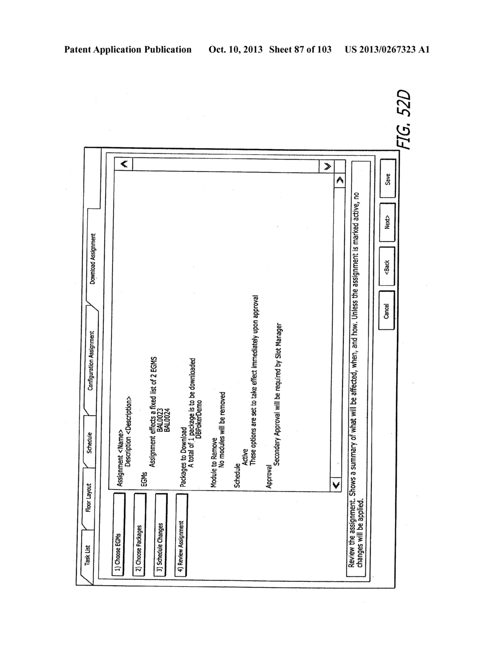 UDP BROADCAST FOR A USER INTERFACE IN A DOWNLOAD AND CONFIGURATION GAMING     METHOD - diagram, schematic, and image 88