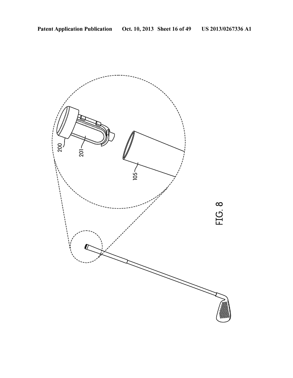 Golf Clubs and Golf Club Heads - diagram, schematic, and image 17