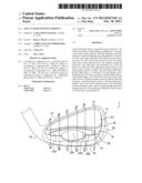 GOLF CLUB HEAD WITH UNDERCUT diagram and image