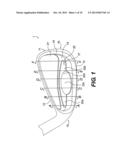 GOLF CLUB HEAD WITH UNDERCUT diagram and image