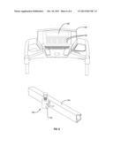 Treadmill With Selectively Engageable Deck Stiffening Mechanism diagram and image