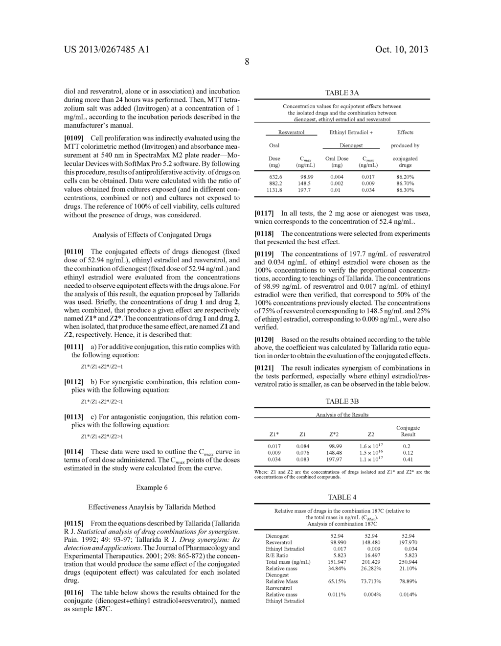 Pharmaceutical Combination of Resveratrol and Progestin to Treat and/or     Prevent Myoma and/or Endometriosis - diagram, schematic, and image 12