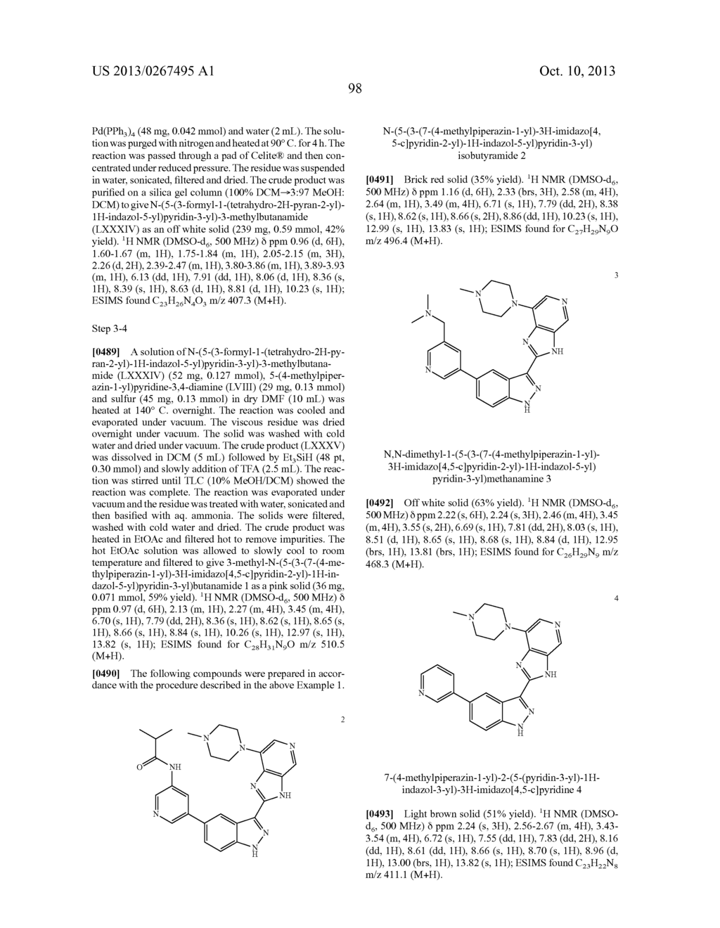 INDAZOLE INHIBITORS OF THE WNT SIGNAL PATHWAY AND THERAPEUTIC USES THEREOF - diagram, schematic, and image 99