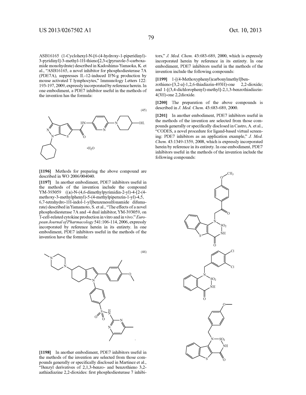 Treatment of Addiction and Impulse-Control Disorders Using PDE7 Inhibitors - diagram, schematic, and image 127