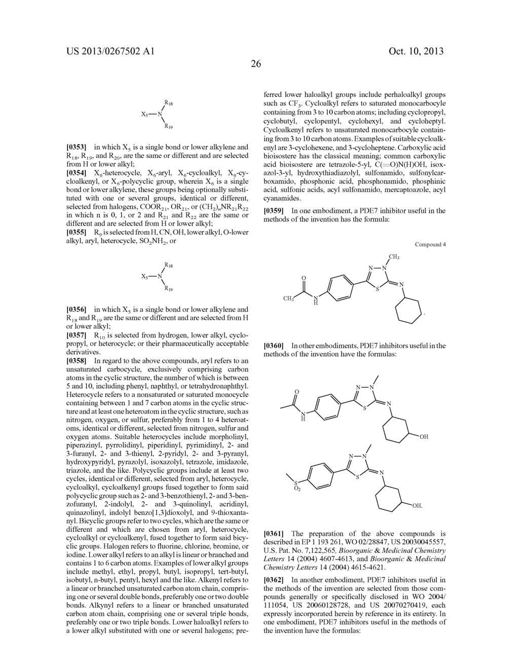 Treatment of Addiction and Impulse-Control Disorders Using PDE7 Inhibitors - diagram, schematic, and image 74