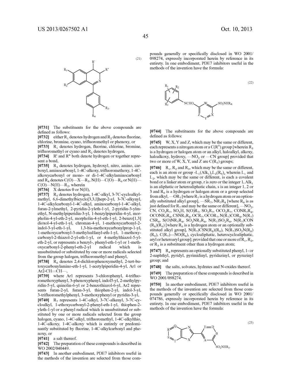 Treatment of Addiction and Impulse-Control Disorders Using PDE7 Inhibitors - diagram, schematic, and image 93