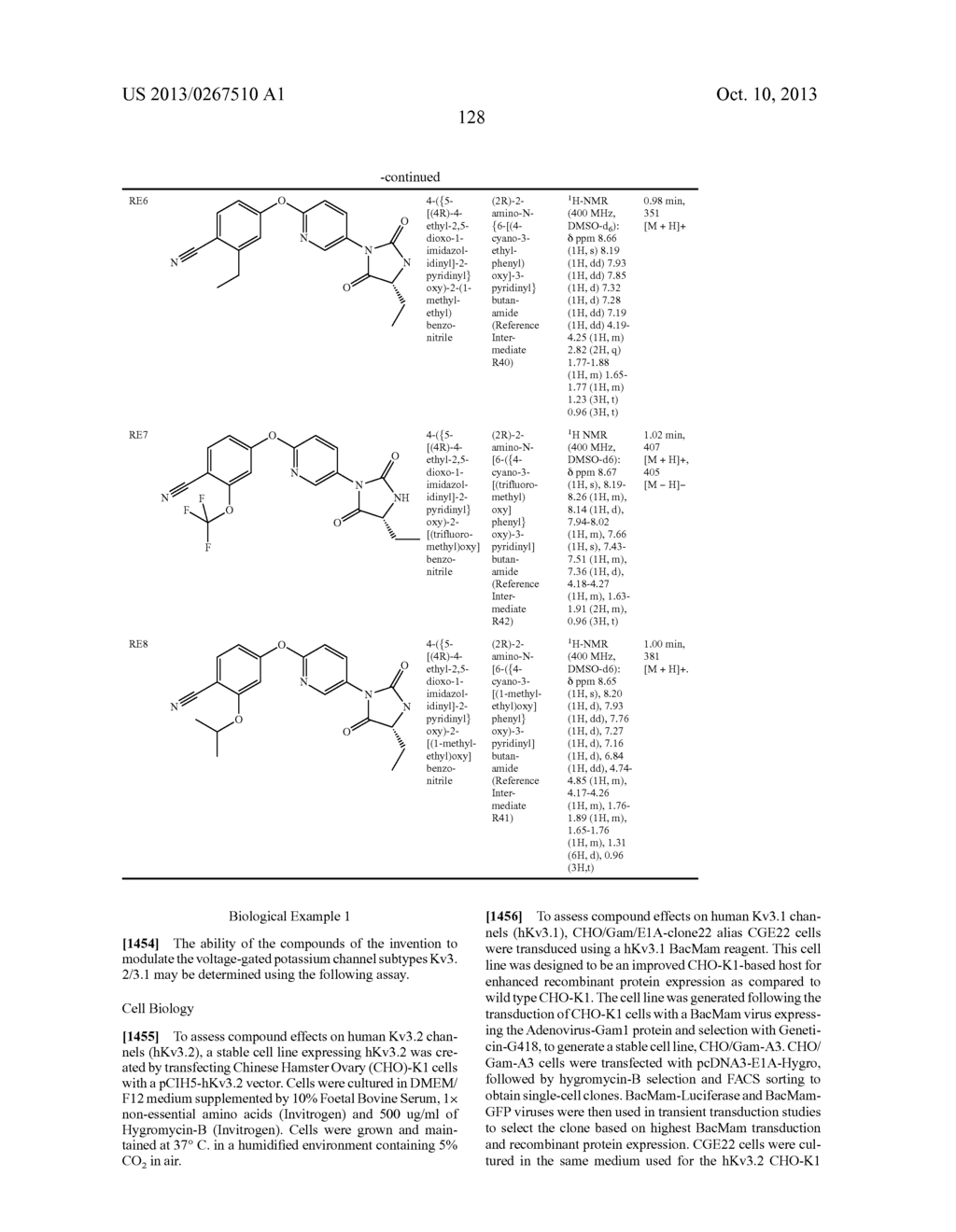 HYDANTOIN DERIVATIVES USEFUL AS KV3 INHIBITORS - diagram, schematic, and image 136