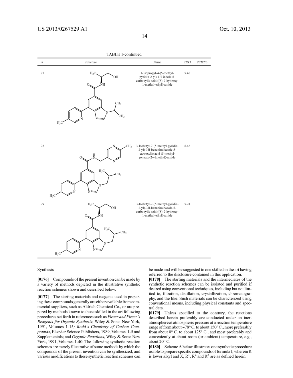 INDOLE, INDAZOLE AND BENZIMIDAZOLE ARYLAMIDES AS P2X3 AND P2X2/3     ANTAGONISTS - diagram, schematic, and image 15