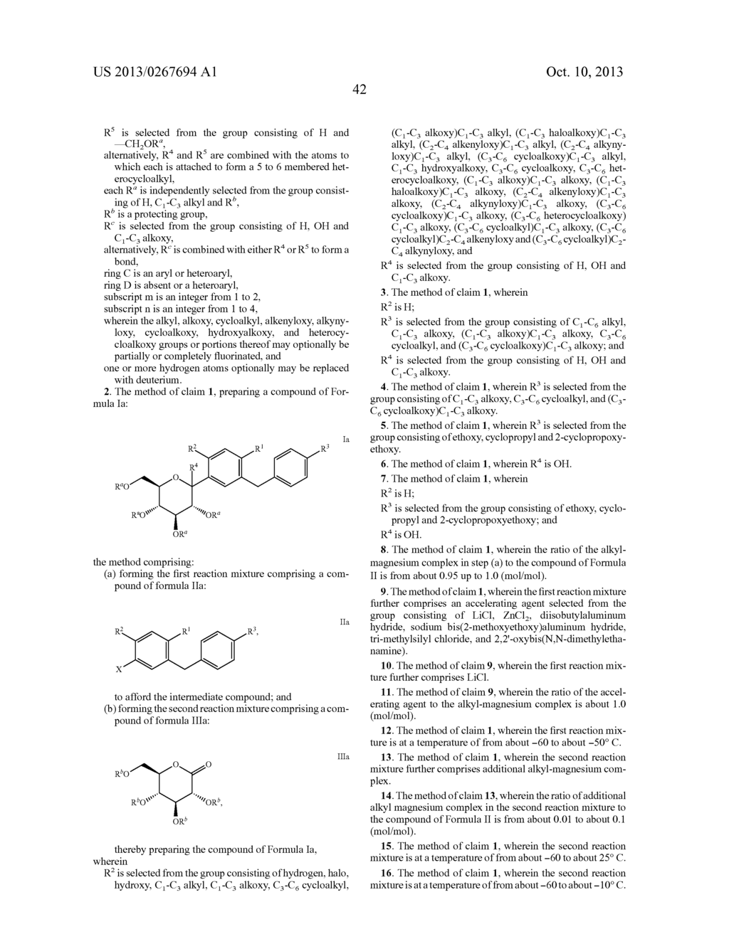 PROCESS FOR THE PREPARATION OF BENZYLBENZENE SGLT2 INHIBITORS - diagram, schematic, and image 51