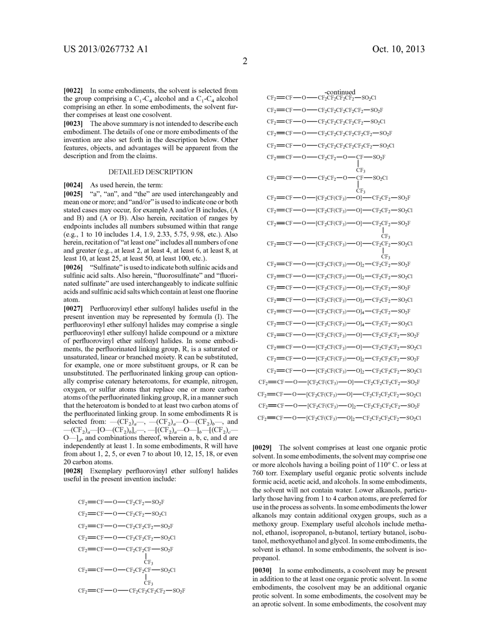 PREPARATION OF PERFLUOROVINYL ETHER SULFINIC ACIDS AND THEIR SALTS - diagram, schematic, and image 03