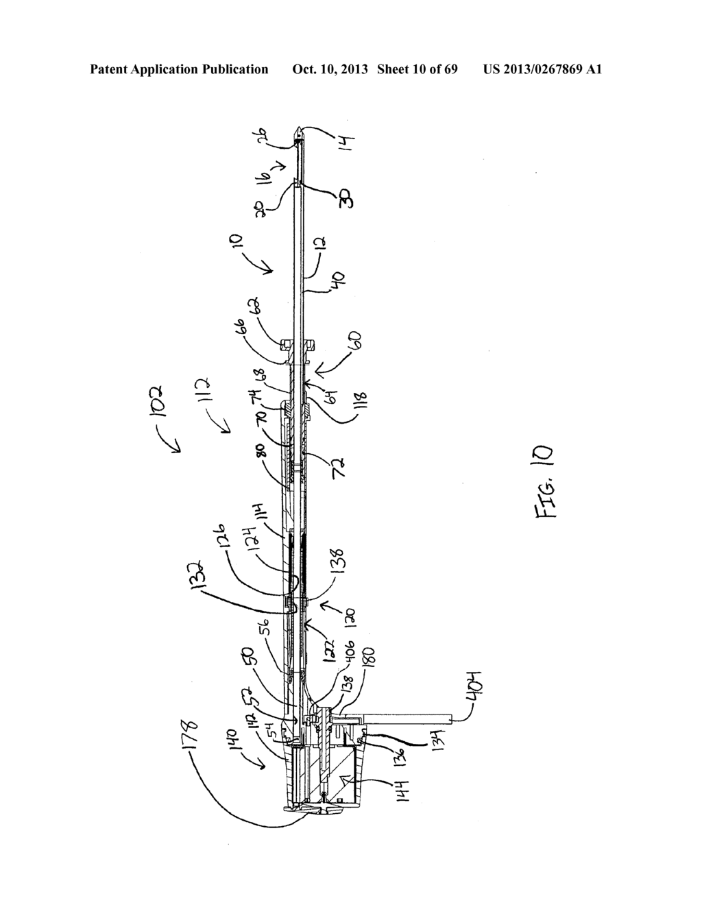 BIOPSY DEVICE WITH MOTORIZED NEEDLE COCKING - diagram, schematic, and image 11