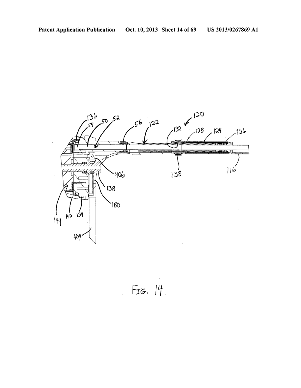 BIOPSY DEVICE WITH MOTORIZED NEEDLE COCKING - diagram, schematic, and image 15