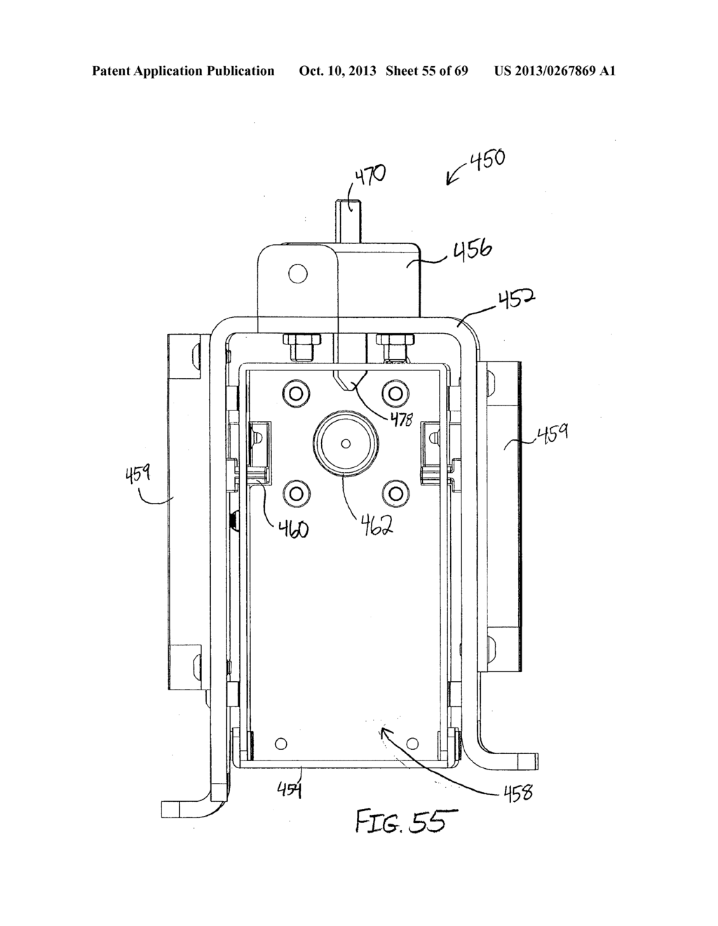 BIOPSY DEVICE WITH MOTORIZED NEEDLE COCKING - diagram, schematic, and image 56