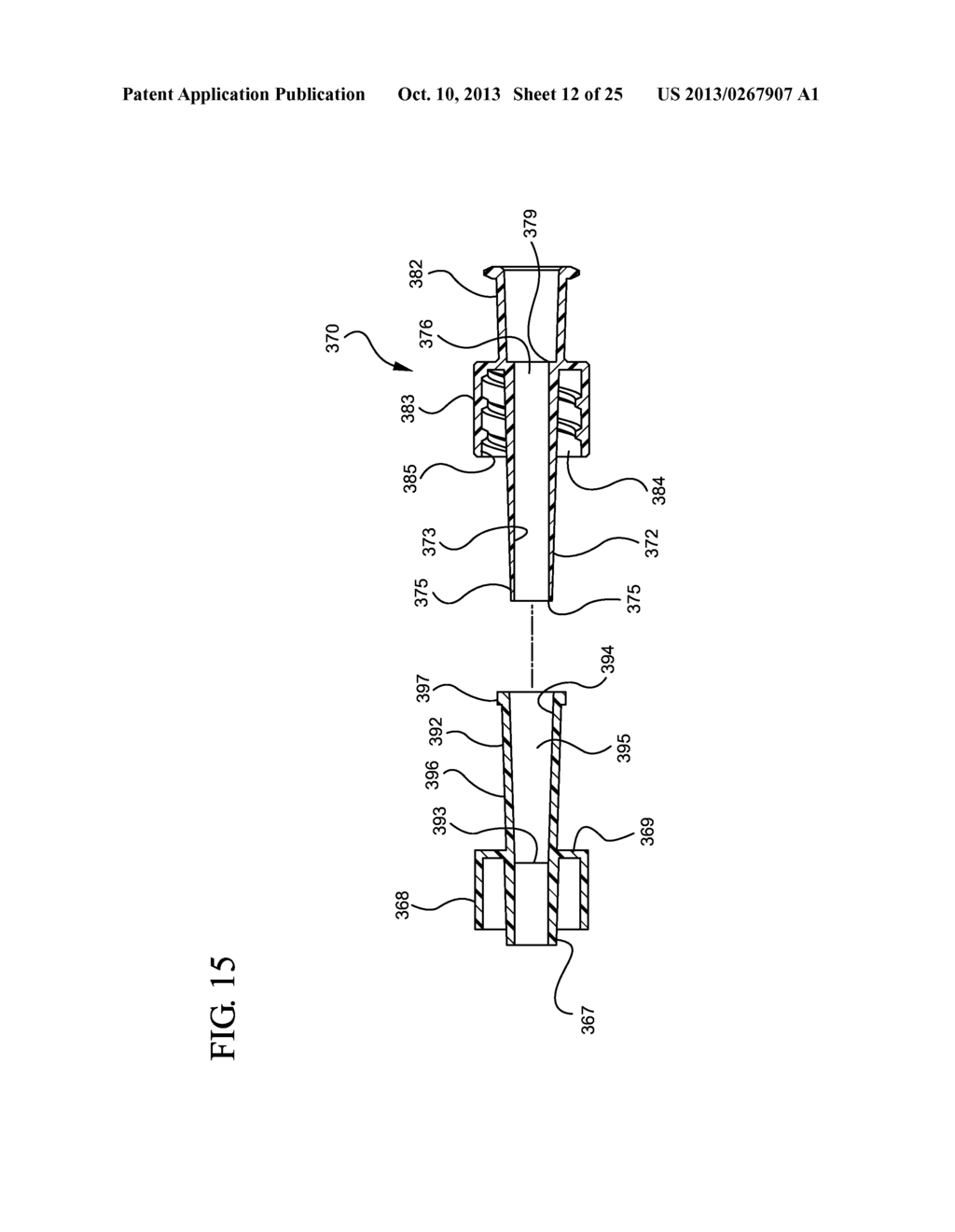 Blunt Needle Safety Drug Delivery System - diagram, schematic, and image 13