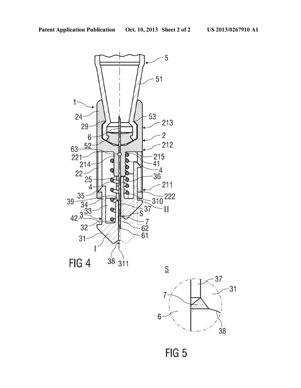 Injection Supporting Device for a Syringe and Injection Device - diagram, schematic, and image 03